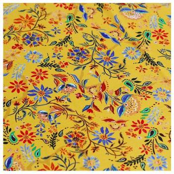 Blouse Rouge Framboise à Motif Fleur sur Soie 12 momme – Design Crêpe de Chine