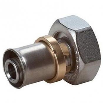 Raccordo Press Fit Multistrato Giacomini Ø 16 mm in Ottone