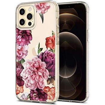 Cover Fiori Rosa CYRILL per iPhone 12 Pro Max – Bumper protettivo in TPU