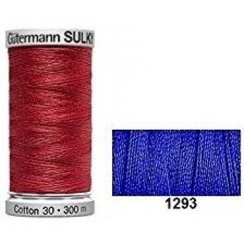 Sulky 30wt Cotton Thread 300m Deep Nassau Blue