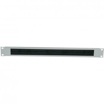 Intellinet 712477, 1U, with Brush Insert, Grey