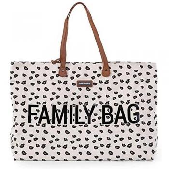 Childhome Family Bag Canvas Leopard borsa da viaggio 55 x 40 x 18 cm 1 pz
