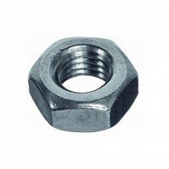 Reyher 100 Stück Sechskantmutter M8 Messing verchromt