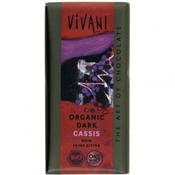 Chocolate negro 60% con cassis 100g VIVANI