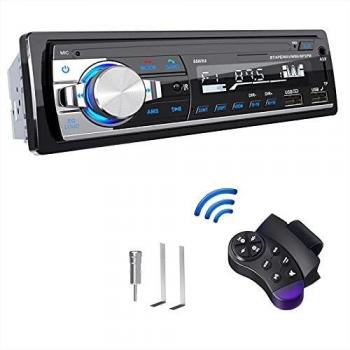 RDS Autorradio Bluetooth Main Libre CENXINY 4 x 65W Poste Radio Voiture Bluetooth avec écran LCD et horloge