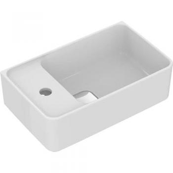 Lavabo Ideal Standard II 45 x 17 cm blanc avec Ideal Plus