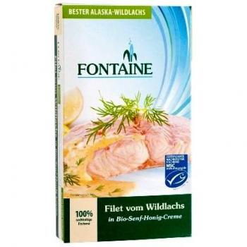 Bio-Senf-Honig-Creme Wildlachs-Filet 200 g