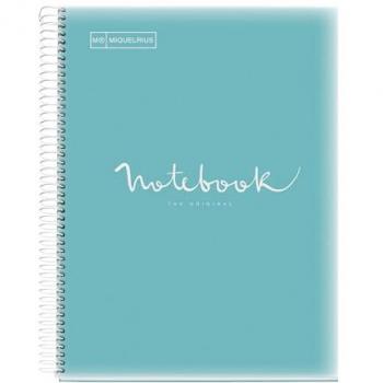 Cahier A4 80 Pages Couverture Polypro Bleu Ciel Miquelrius