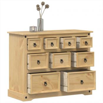 Solid Wood Pine Chest of Drawers Corona 103x46x83 cm