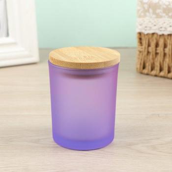 Vaso de vidrio para velas aromáticas de 200ml
