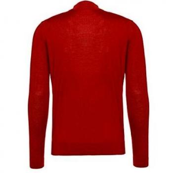 Lagerfeld Pullover für Herren – Knitted Turtle Neck, Rot, XXL