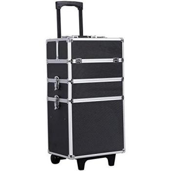 3-in-1 Beauty-Trolley Schwarz
