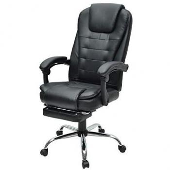 Simili Noir MACK Chaise Bureau – Design Industriel