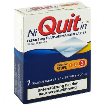 Niquitin Clear 7 mg transdermale Pflaster