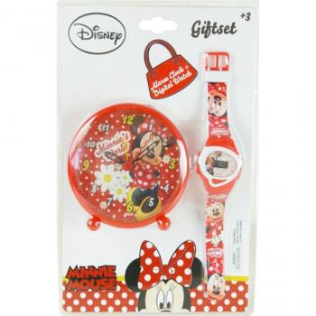 Sveglia per Bambini Disney Minnie Colore Vivo