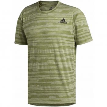 Adidas Herren T-Shirt Freelift_Tech Engineered Kurzarm Olive