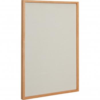 Hübsch Large Pinboard with Wooden Accents 50 x 70 cm