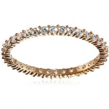 Anillo Swarovski blanco con cristales