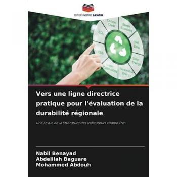 Benayad, Nabil: Vers une ligne directrice pratique pour l'évaluation de la durabilité régionale