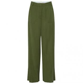 Pantalon large femme Atelier Rêve Irleono – Couleur verte