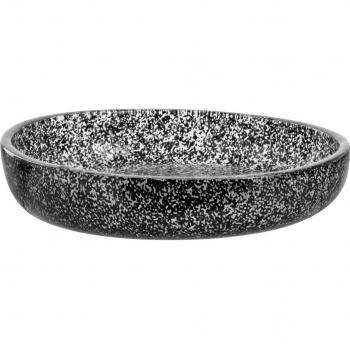 Mini piatto rotondo Samia 13.5 cm nero 6 pz