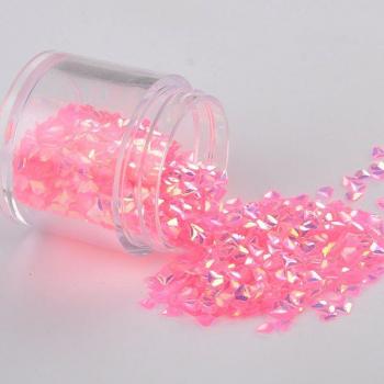 10g Pink Crystal Mix Moon Dot Shell Sequins for Slime