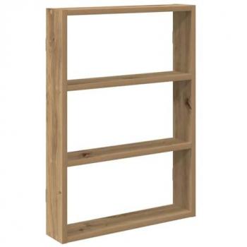 Étagère murale en bois d'ingénierie 43x9x60 cm chêne