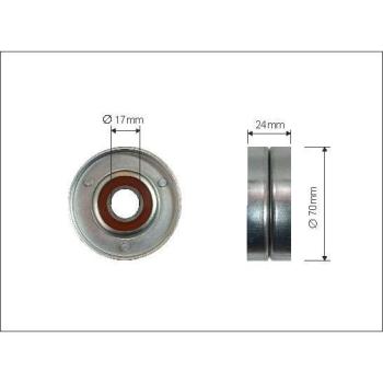 CAFFARO V-Ribbed Belt Tensioner 66-97