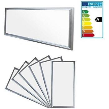 Pack de six panneaux LED ultra-minces ECD Germany 18W 60 x 30 cm avec SMD 3014, blanc neutre et 4000K