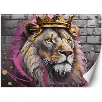 Papel de Pared Rey Leão Rosado 100x70