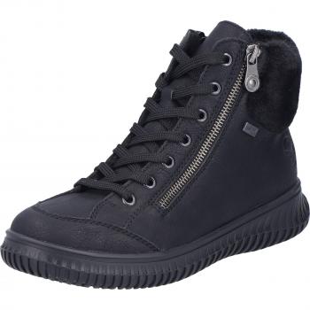 Rieker Winterstiefelette, Lederimitat, schwarz