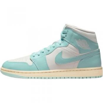 Jordan Wmns Air Jordan 1 Mid, Sail/light Dew-muslin EU39 Frauen