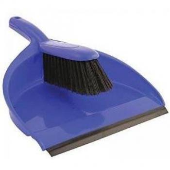 ValueX Soft Blue Dustpan & Soft Brush Set Blue 0906186