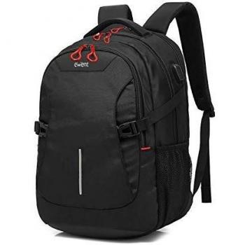 EWENT EW2526Sac à dos noir pour ordinateur portable jusqu'à 15,6