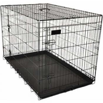 Cage métallique Ebo noire Taille S 43 x 61 x 50 cm