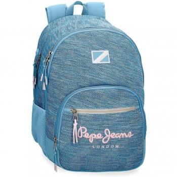 Pepe Jeans LENA 44x31 Junior Back‑Pack – Blue, Unisex (One Size)