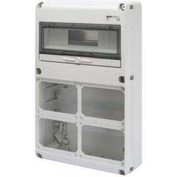 Flangia Q-Din 14M.4 Bianco Orientabile Senza Blocco IP65 Gewiss