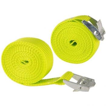 Sangles de chargement pour bagages 25 mm x 1,5 m, 125 daN, 250 kg