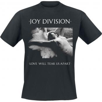 Top homme Joy Division Love Will Tear Us Apart – Noir – T-shirt à manches courtes – XL