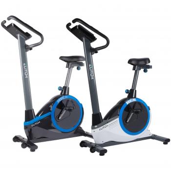 Vélo d'appartement Elitum RX700 ergomètre avec mesure d'impulsion (Blanc)