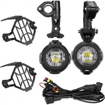 BMW R1200GS Motorcycle Fog Light Brackets