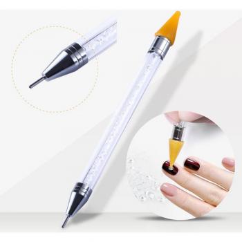 Herramienta de Punteo para Uñas con Diamantes
