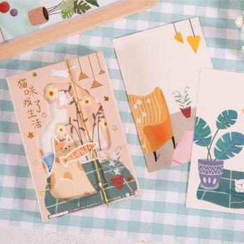 Set de Tarjetas de Mensaje para Gato
