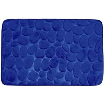 Duschvorleger Kieselstein 60 cm x 40 cm – Dunkelblau, stilvoll und funktional