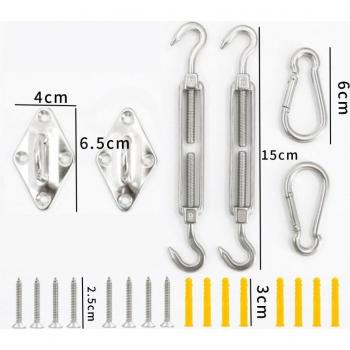 Garden Shade Sail Fixing Kit