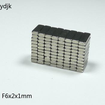 N35 Rectangular Neodymium Magnet 6x2x1