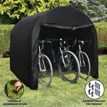 Almacenamiento Seguro para Bicicletas con Toldo Impermeable