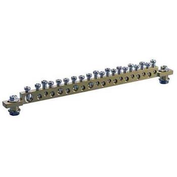 ERIFLEX Distributor Grounding Rail – 20 Connection Brass (568662)