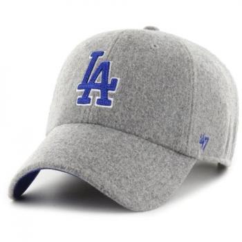 47 Brand Herren Cap Dodgers Curved Strapback Grau
