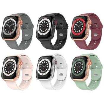 Bracelet Modèle Eko TPU 6 unités – Apple Watch 38/40/41 mm